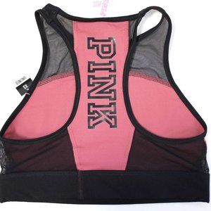 Victoria’s Secret PINK Mesh High Neck Sports Bra Racerback Size XS